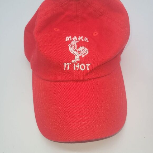 Petals and Peacocks "Make it Hot" Sriracha Theme Baseball Hat - Picture 12 of 14